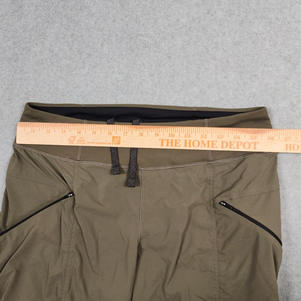 Prana Pants Womens Medium Olive Green Daily Koen Hiking Outdoor Pullon Stretch - Picture 7 of 11